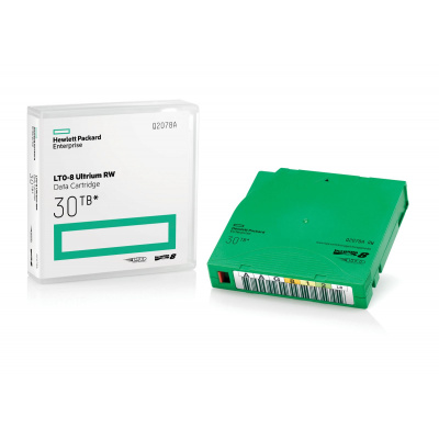 HPE LTO-9 Ultrium 45TB RW Custom Labeled Library Pack 20 Data Cartridges without Cases