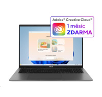 ASUS NTB Vivobook S 16 (S3607CA-RP020W), Ultra 7-255H, 16" 1920 x 1200, 16GB, 512GB SSD, Intel Graphics, W11 Home, Gray