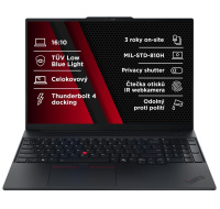 BAZAR - LENOVO NTB ThinkPad E16 G3 - Core5 220U,16" WUXGA,16GB,512SSD,IRcam,W11P - Poškozený obal