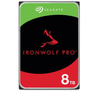 BAZAR - SEAGATE HDD 8TB IRONWOLF PRO (NAS), 3.5", SATAIII, 7200 RPM, Cache 256MB, recertifikovany product