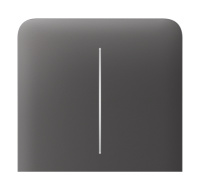 Ajax SideButton (2-gang) vertical - Boční dvou tlačítko, vertikální instalace, šedá