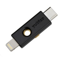 YubiKey 5Ci - USB-C + Lightning, klíč/token s vícefaktorovou autentizaci, podpora OpenPGP a Smart Card (2FA)